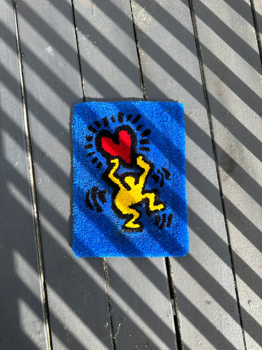 Haring Man and Heart