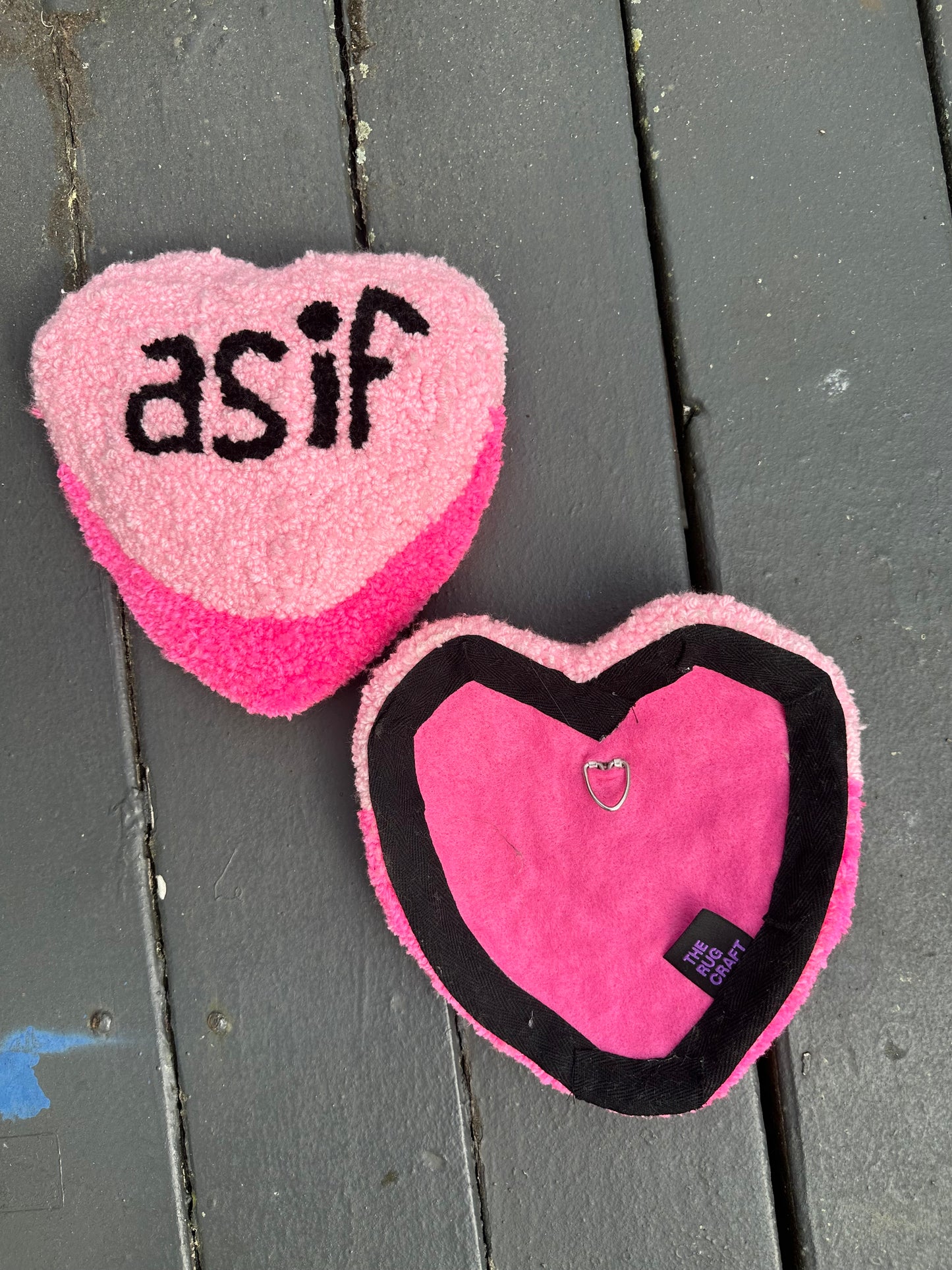 “as if” candy heart hanging
