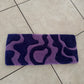 Purple Wavy Keyboard Rug